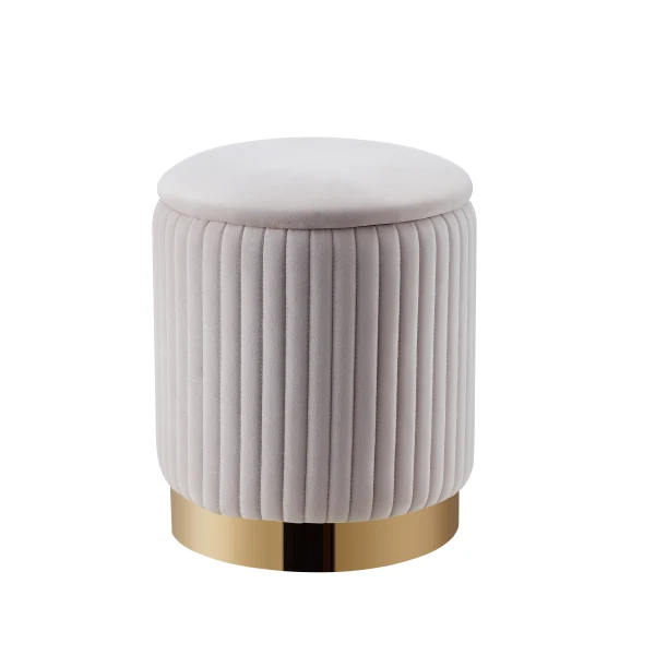 POUF P03 BEIGE D35xH42cm | MULTI-AFFAIRES