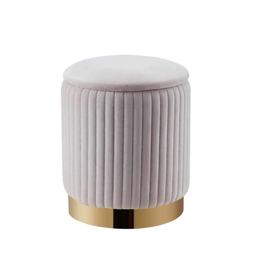 POUF P03 BEIGE D35xH42cm | MULTI-AFFAIRES