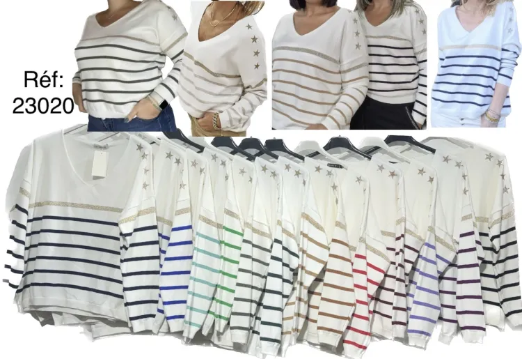 Women's Tops from clothing wholesaler ALIDA MOD in France