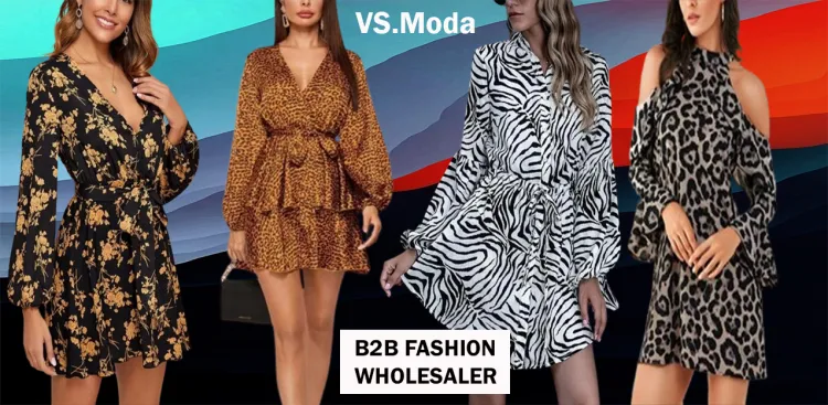 Women's Dresses from clothing wholesaler VSMODE IVS in France