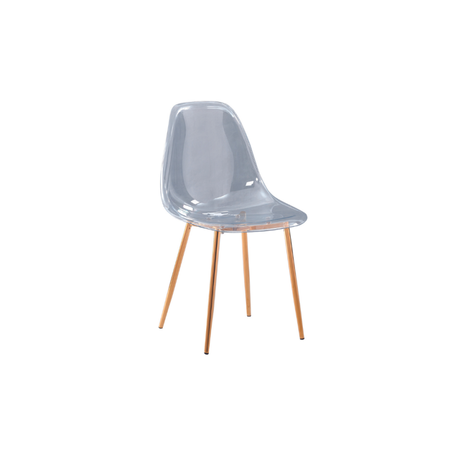 CHAISE INVISIBLE PIED GOLD | MULTI-AFFAIRES