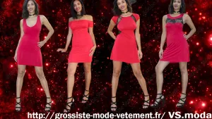 Women's Dresses from clothing wholesaler VSMODE IVS in France