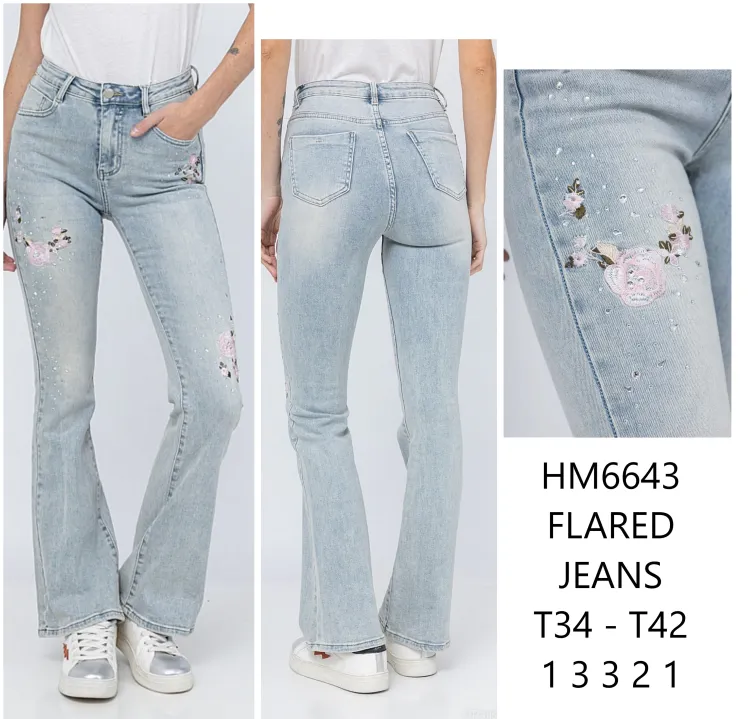 Kadınlar'in Jeans'si HelloMiss jeans by INEX-H giyim toptancısından Fransa'te