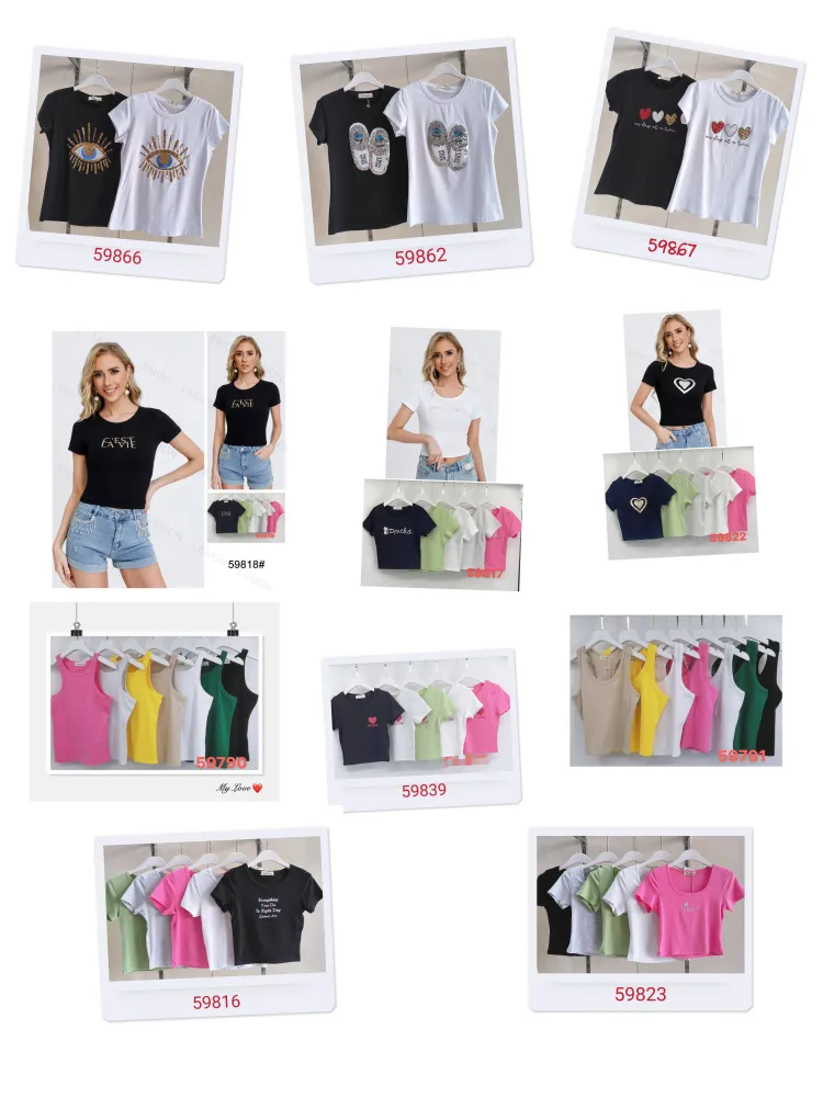 Women's Tops from clothing wholesaler LEMON FASHION S.L. in Spain