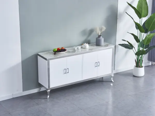 BUFFET BAROQUE MARBRE ARGENT | Baljinder singh