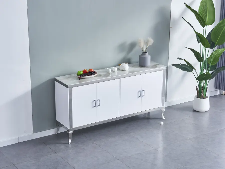 BUFFET BAROQUE MARBRE ARGENT | Baljinder singh